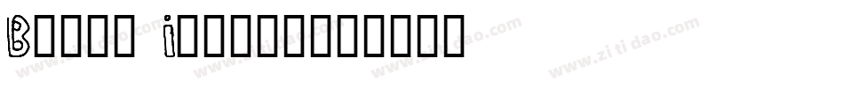 Bully Italic字体转换